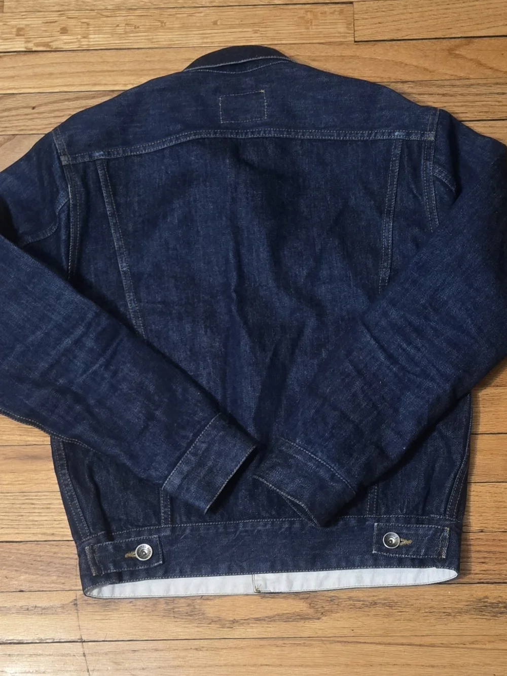 Engineered Garments Men's Dark Blue Denim Jacket - Classic Trucker Style. Xsmall - Picture 2 of 12